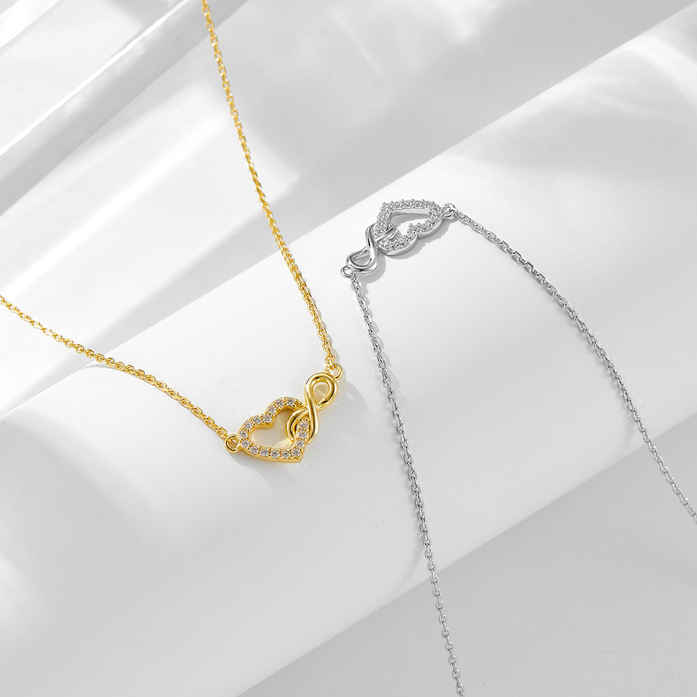 Lily’s LuckyHeart Infinity Necklace