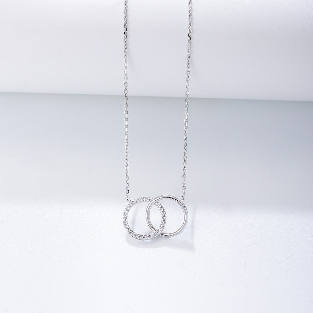 Twin Circle Eternal Bond Necklace Stella Harte