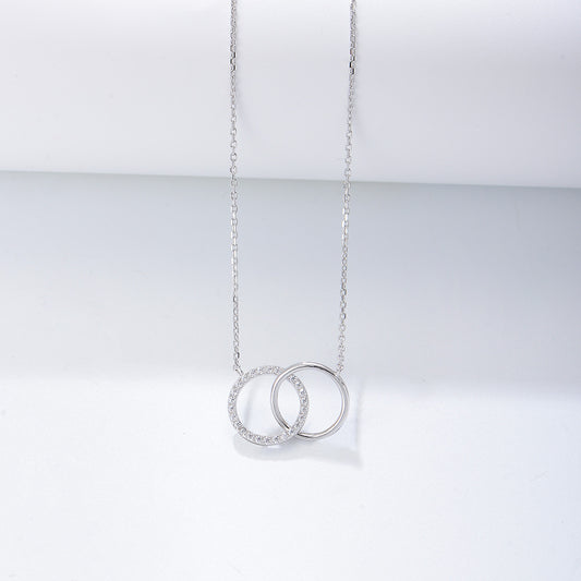 Twin Circle Eternal Bond Necklace