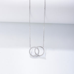 Twin Circle Eternal Bond Necklace