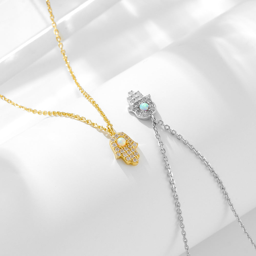 Fatima’s Opal Caress Necklace Stella Harte