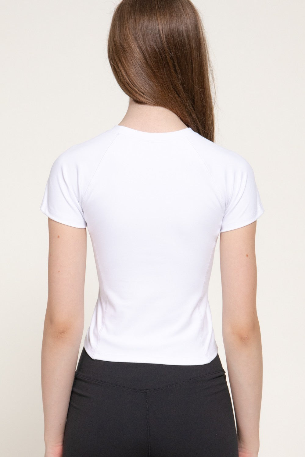 Short Raglan Slv Workout Top