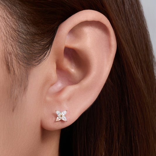 Chloe’s CloverCharm Earrings