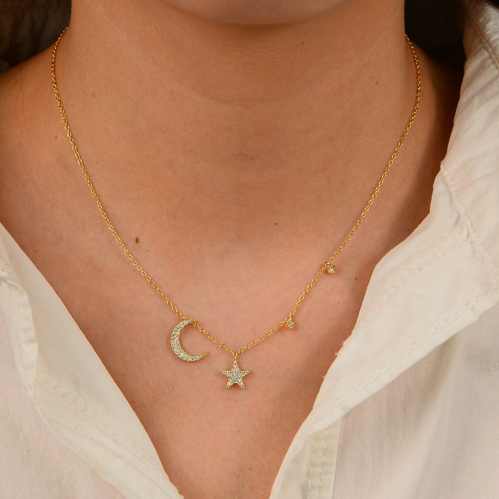 StarryLune Charm Necklace Stella Harte