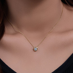 Whispering Hollow Kiss Necklace