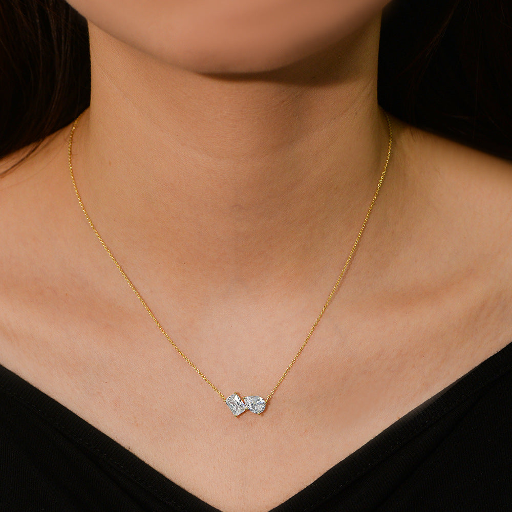 Geometric Glow Necklace Stella Harte