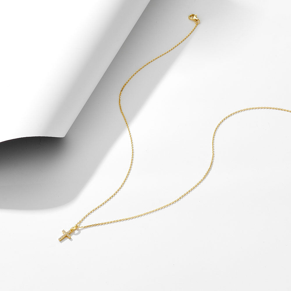 Enchanted Cross Whisper Necklace Stella Harte