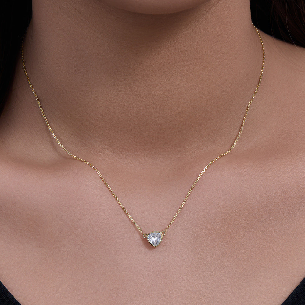 Nora’s Radiant Triad Necklace Stella Harte