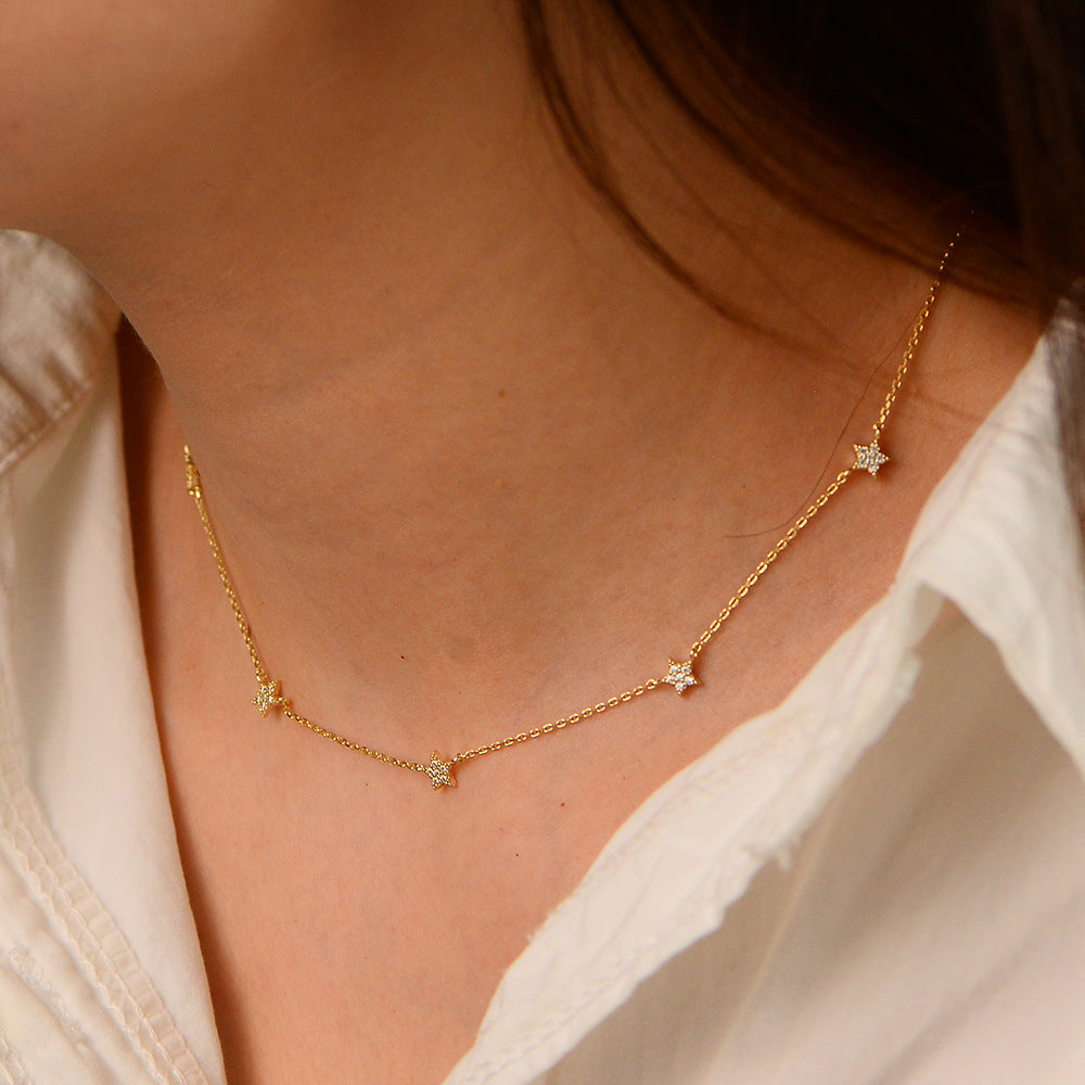 Stella’s Starlit Charm Necklace