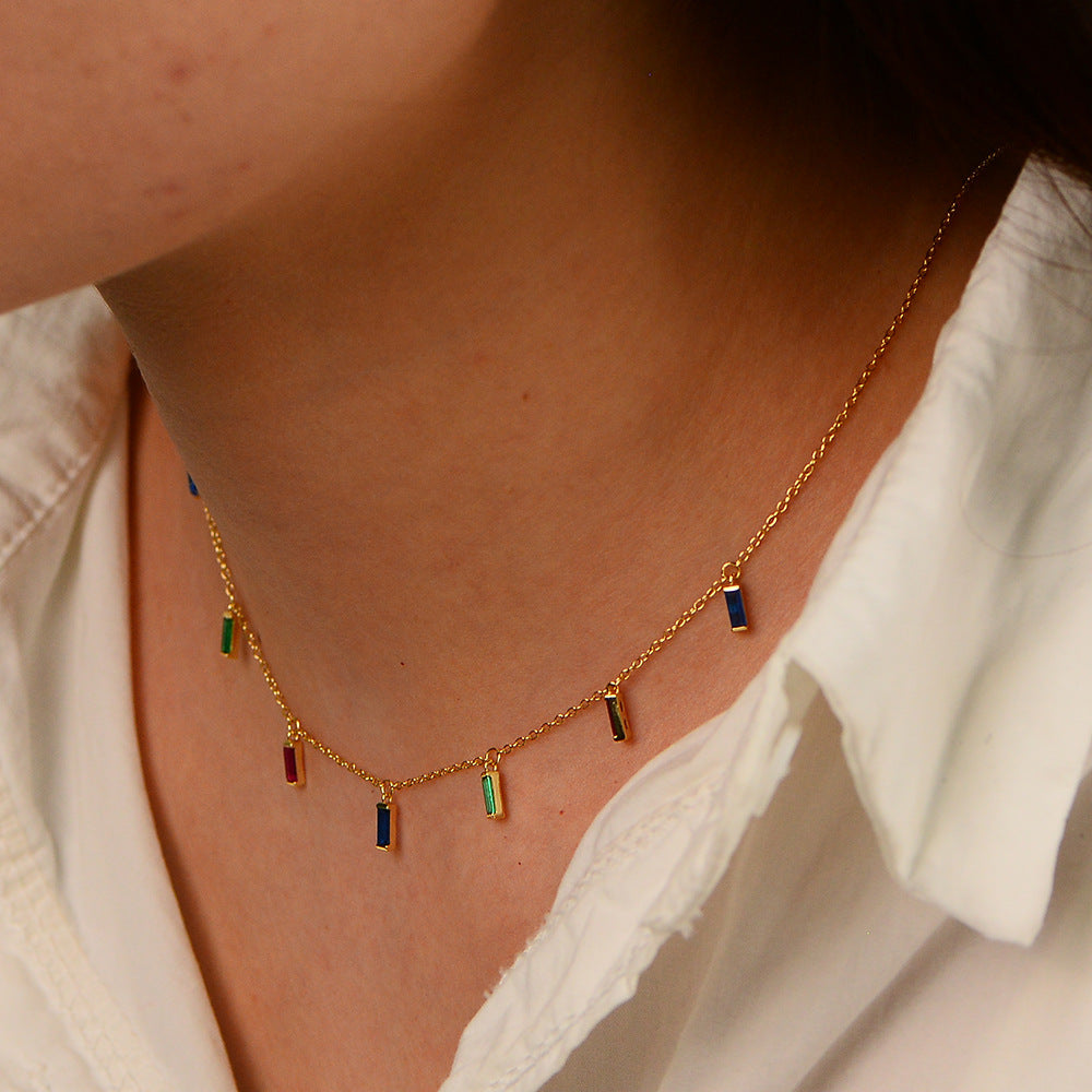RainbowCube Whisper Necklace Stella Harte
