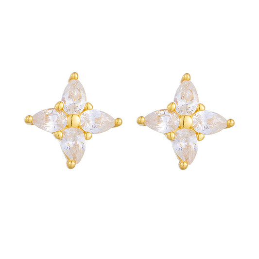 Chloe’s CloverCharm Earrings