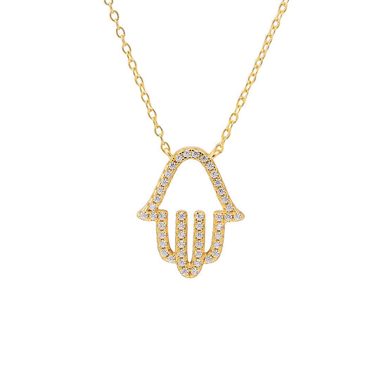 Celestial Palm Whisper Necklace
