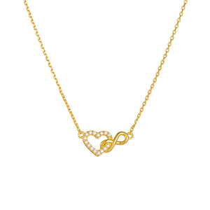 Lily’s LuckyHeart Infinity Necklace
