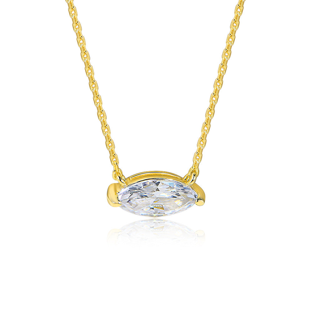 Cat's Eye Zircon Eternal Whisper Necklace