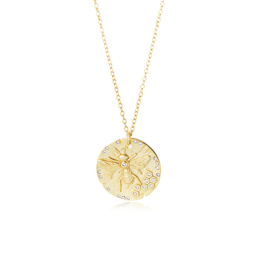 Honeybee Sparkle Whisper Necklace