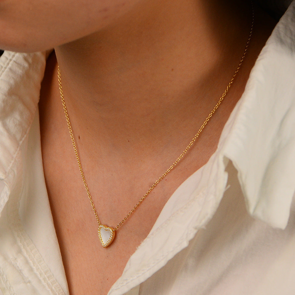 LoveShell Luster Necklace Stella Harte