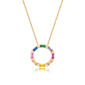 Rainbow Ring Radiance Necklace