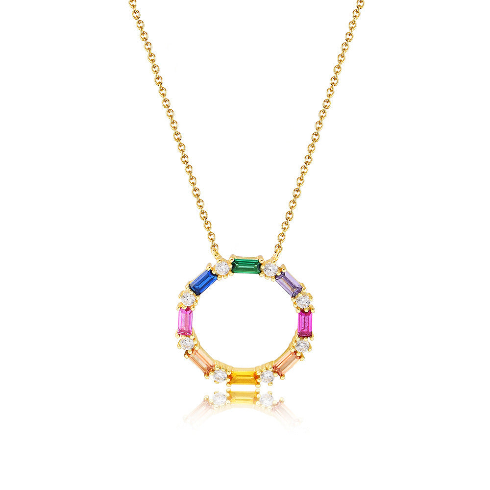 Rainbow Ring Radiance Necklace