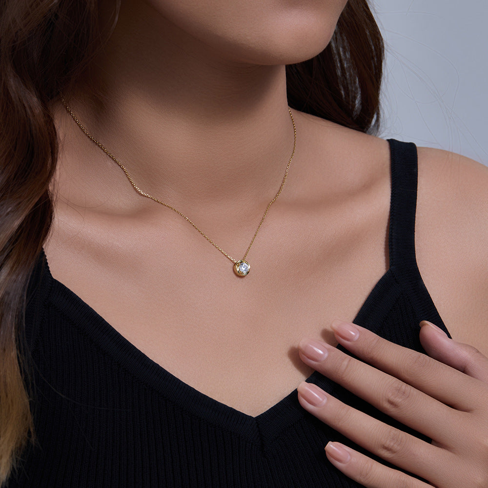 Whispering Hollow Kiss Necklace Stella Harte
