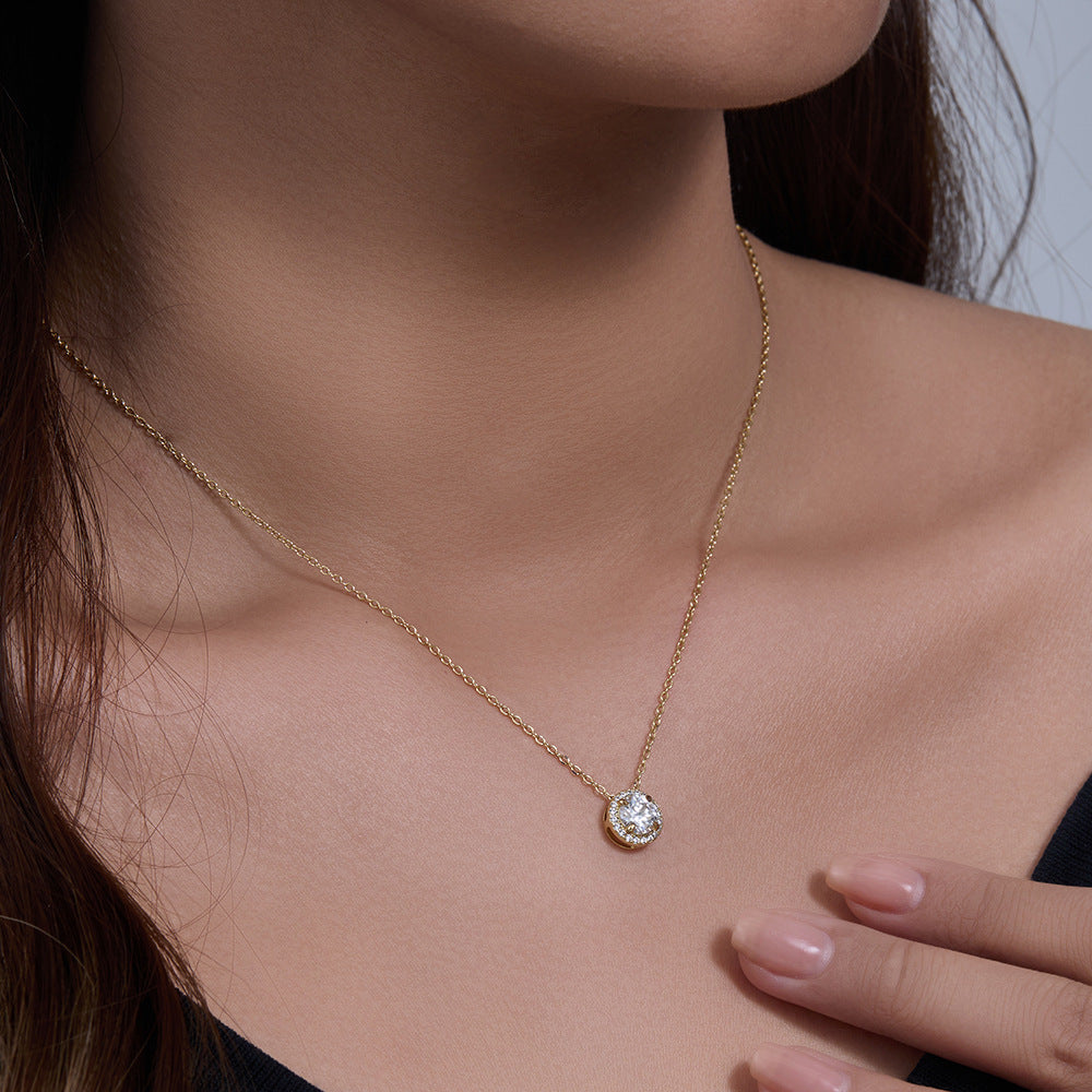 Luna’s StarryCircle Charm Necklace