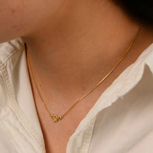 Lily’s LuckyHeart Infinity Necklace