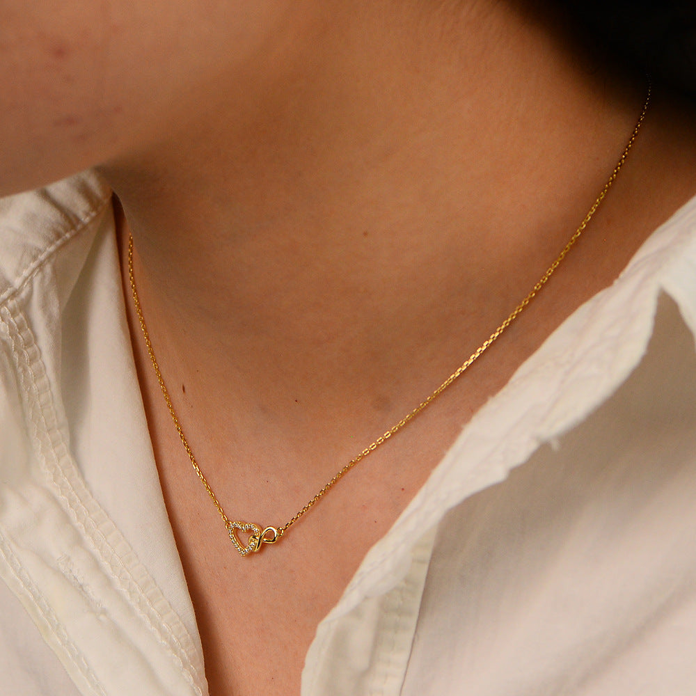 Lily’s LuckyHeart Infinity Necklace