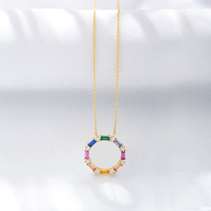 Rainbow Ring Radiance Necklace