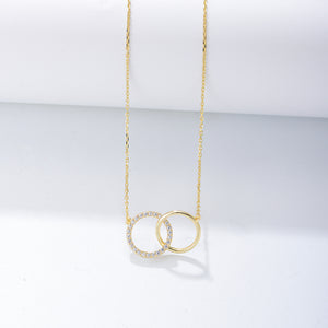 Twin Circle Eternal Bond Necklace