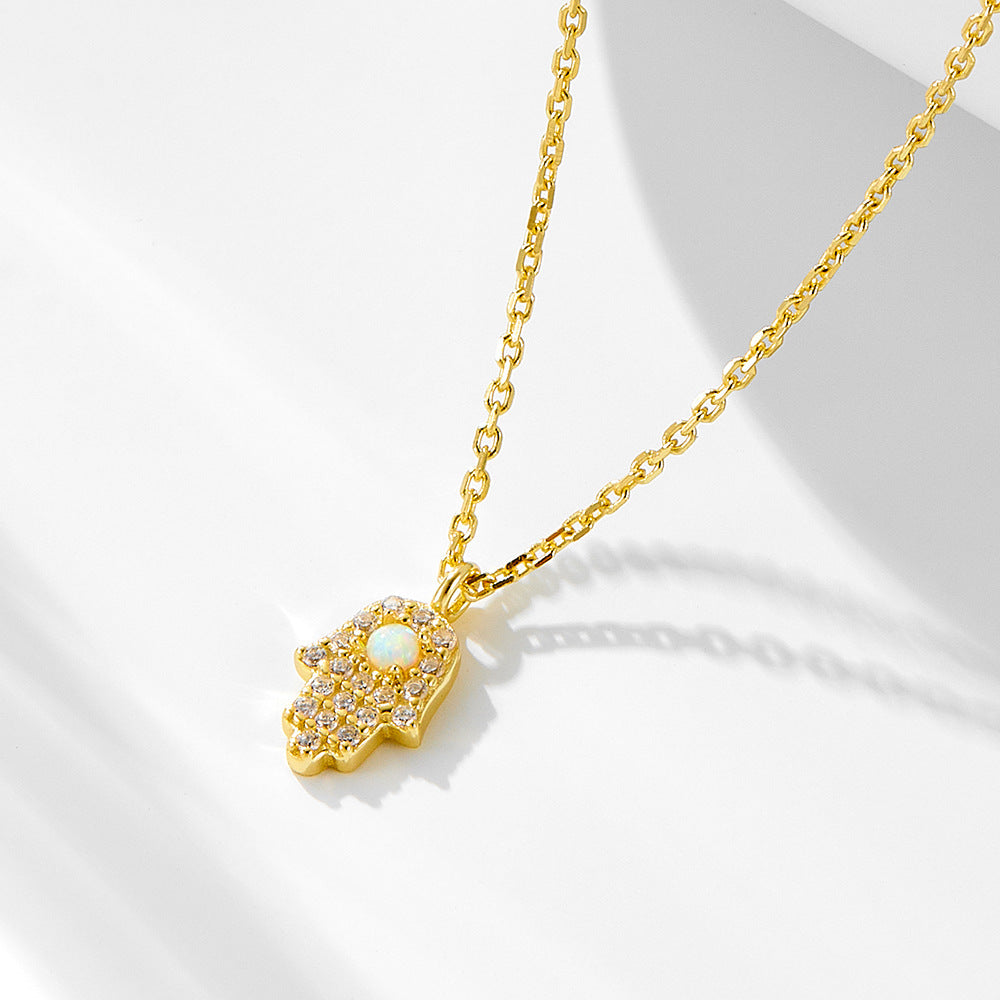 Fatima’s Opal Caress Necklace Stella Harte