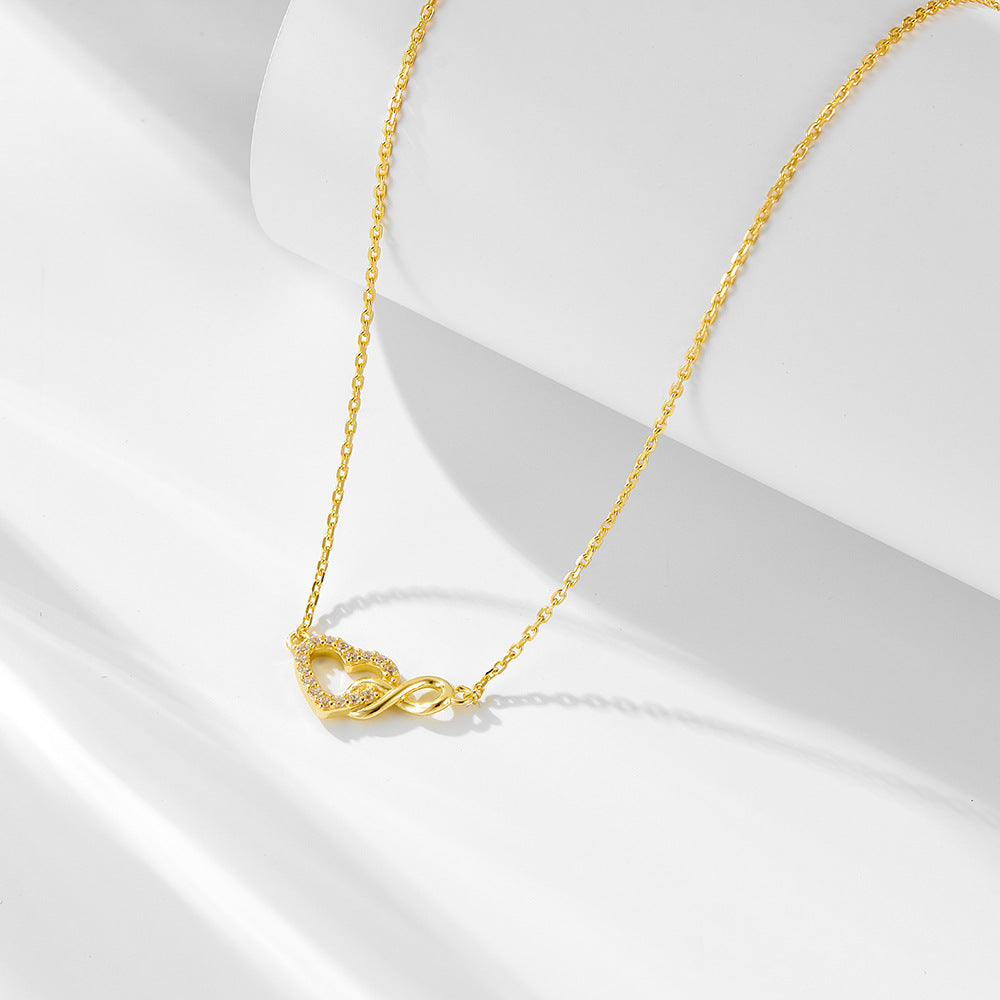 Lily’s LuckyHeart Infinity Necklace
