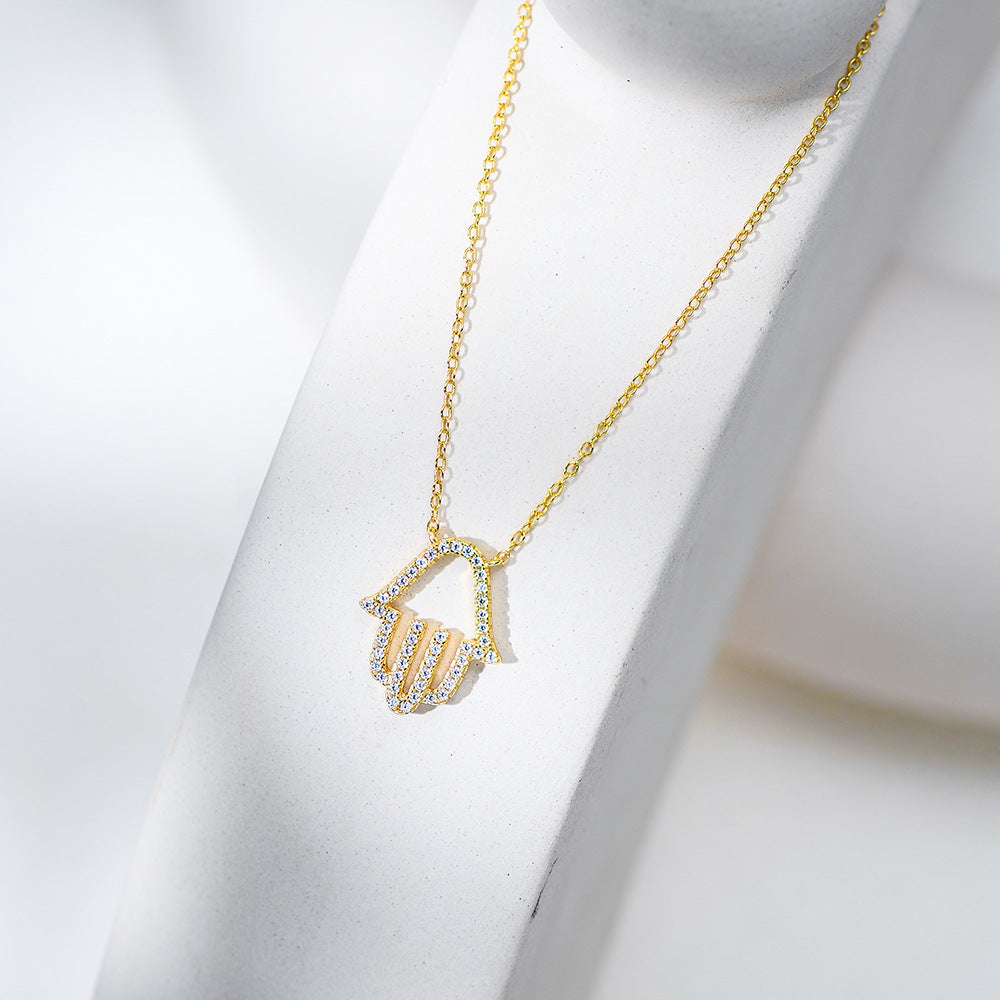 Celestial Palm Whisper Necklace