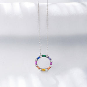 Rainbow Ring Radiance Necklace