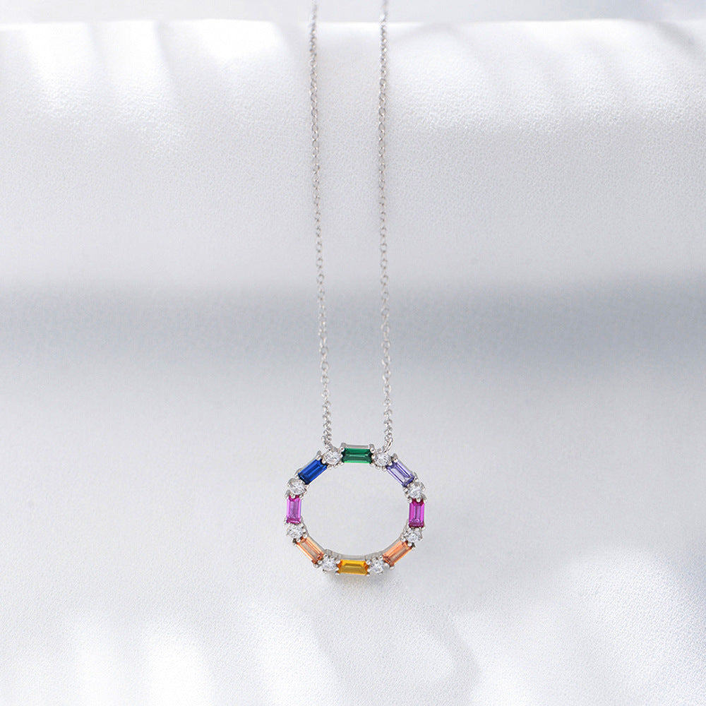 Rainbow Ring Radiance Necklace Stella Harte