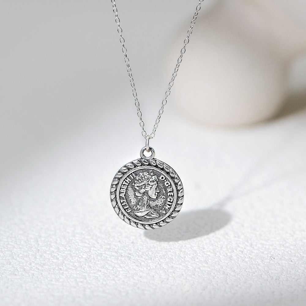 Regal Muse Coin Necklace