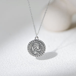 Regal Muse Coin Necklace