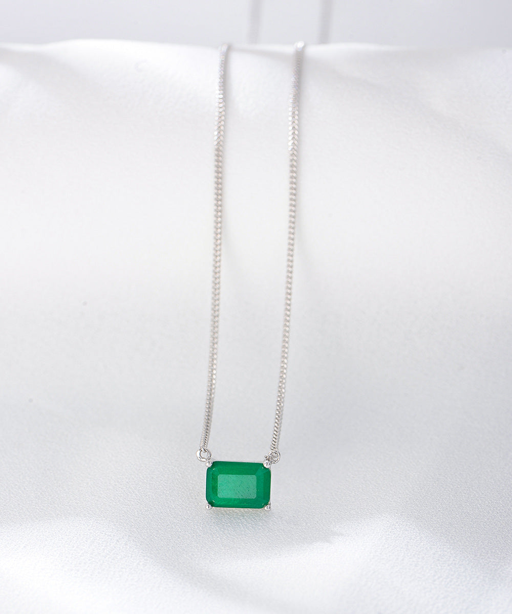 Emerald Jewel Harmony Necklace Stella Harte