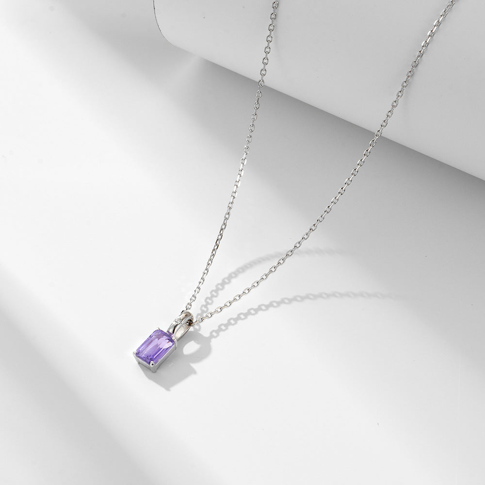 Amethyst Peridot Moonlit Dance Necklace Stella Harte