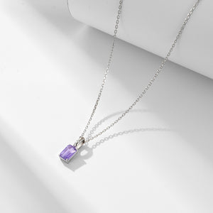 Amethyst Peridot Moonlit Dance Necklace