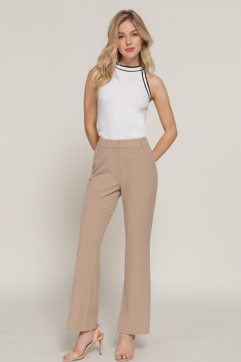 Straight Suit Pants