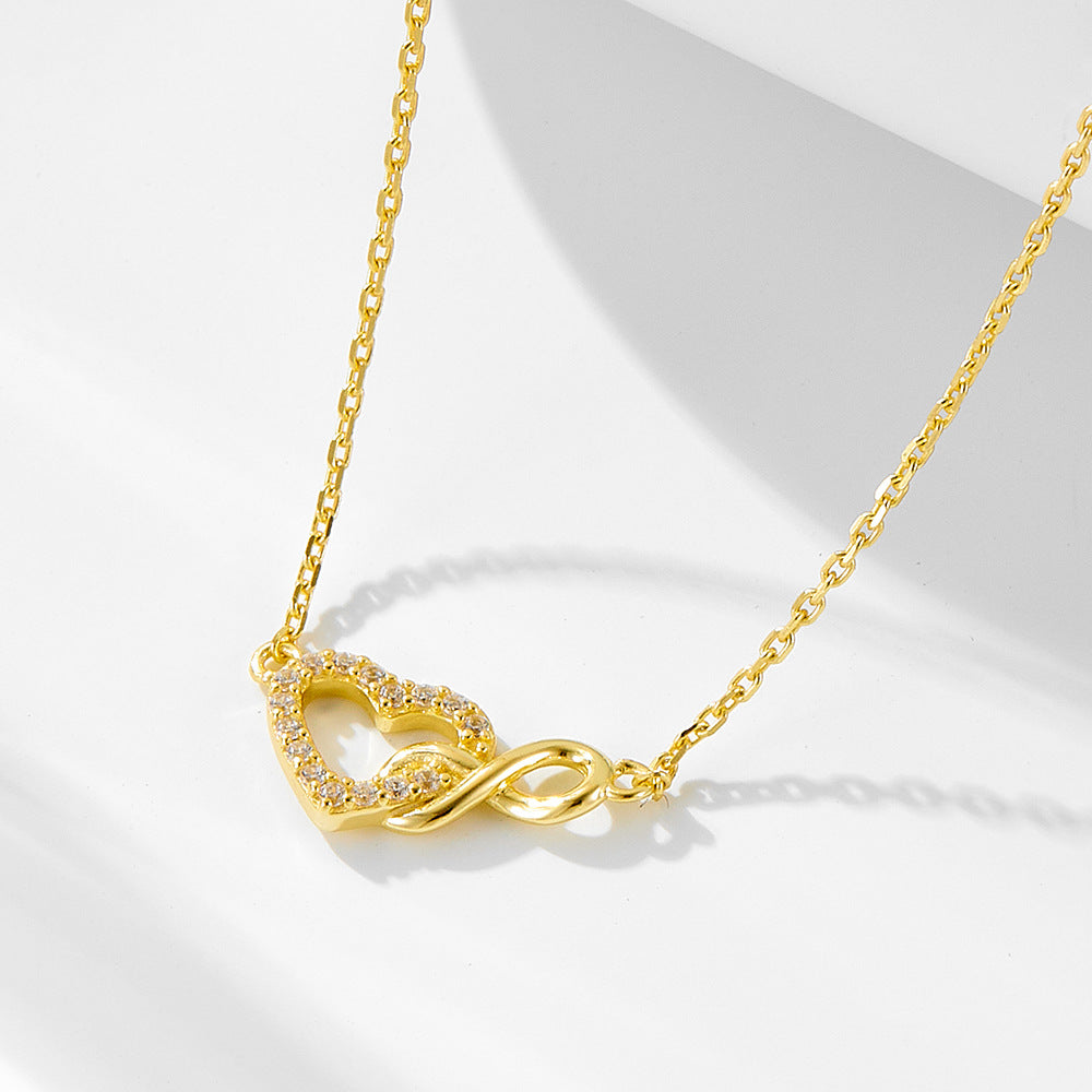 Lily’s LuckyHeart Infinity Necklace Stella Harte