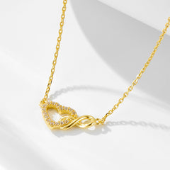 Lily’s LuckyHeart Infinity Necklace