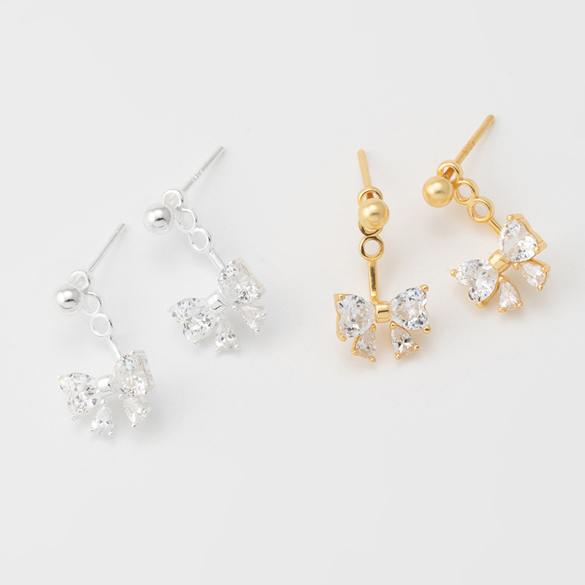 Petite Sparkle Butterfly Earrings Stella Harte