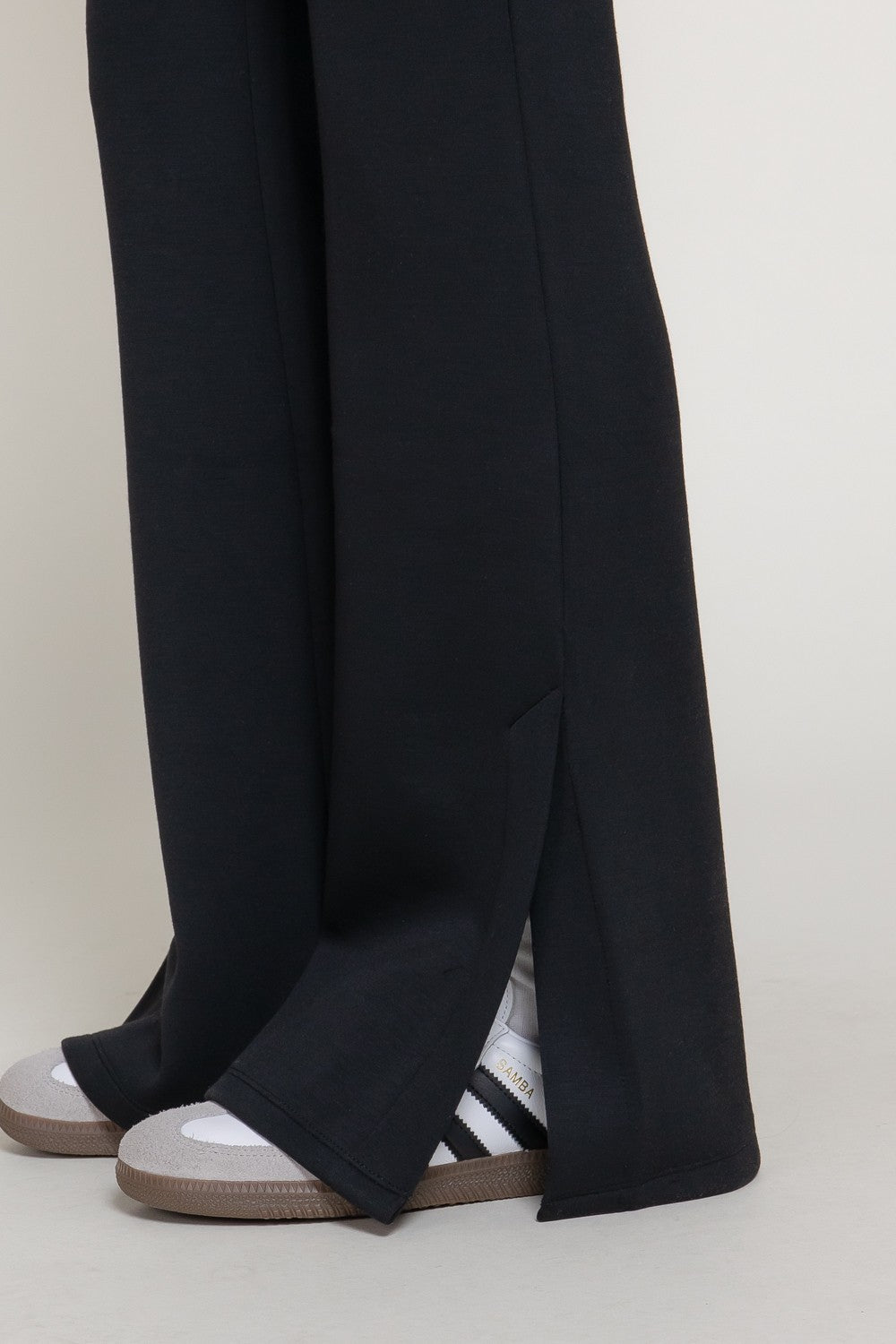 Flare Soft Bottom Slit Scuba Pant