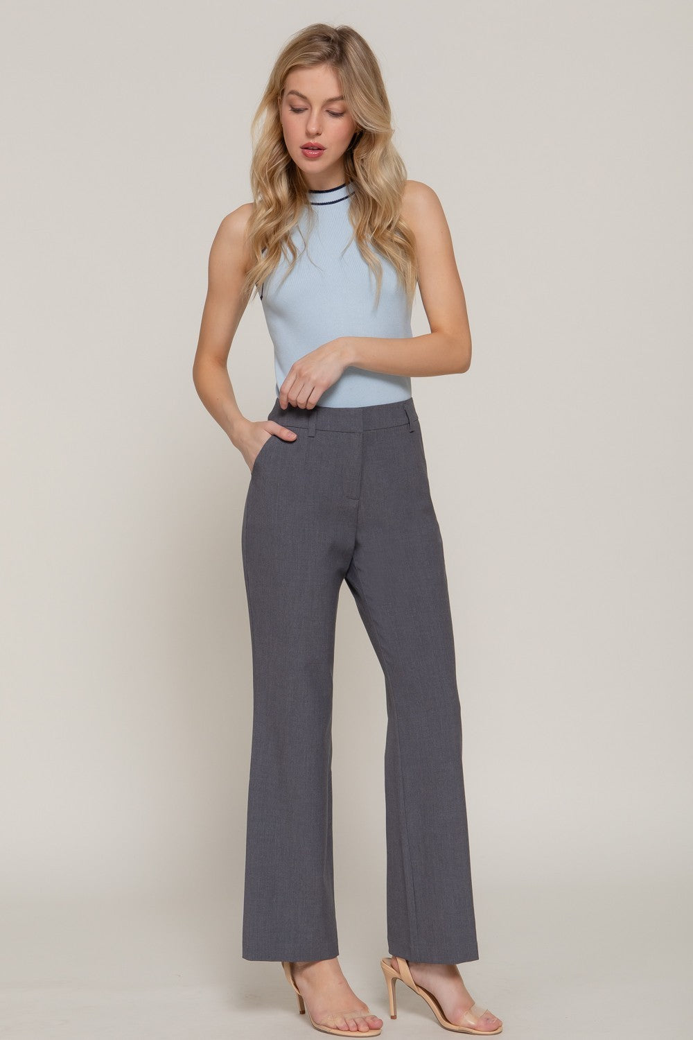 Straight Suit Pants