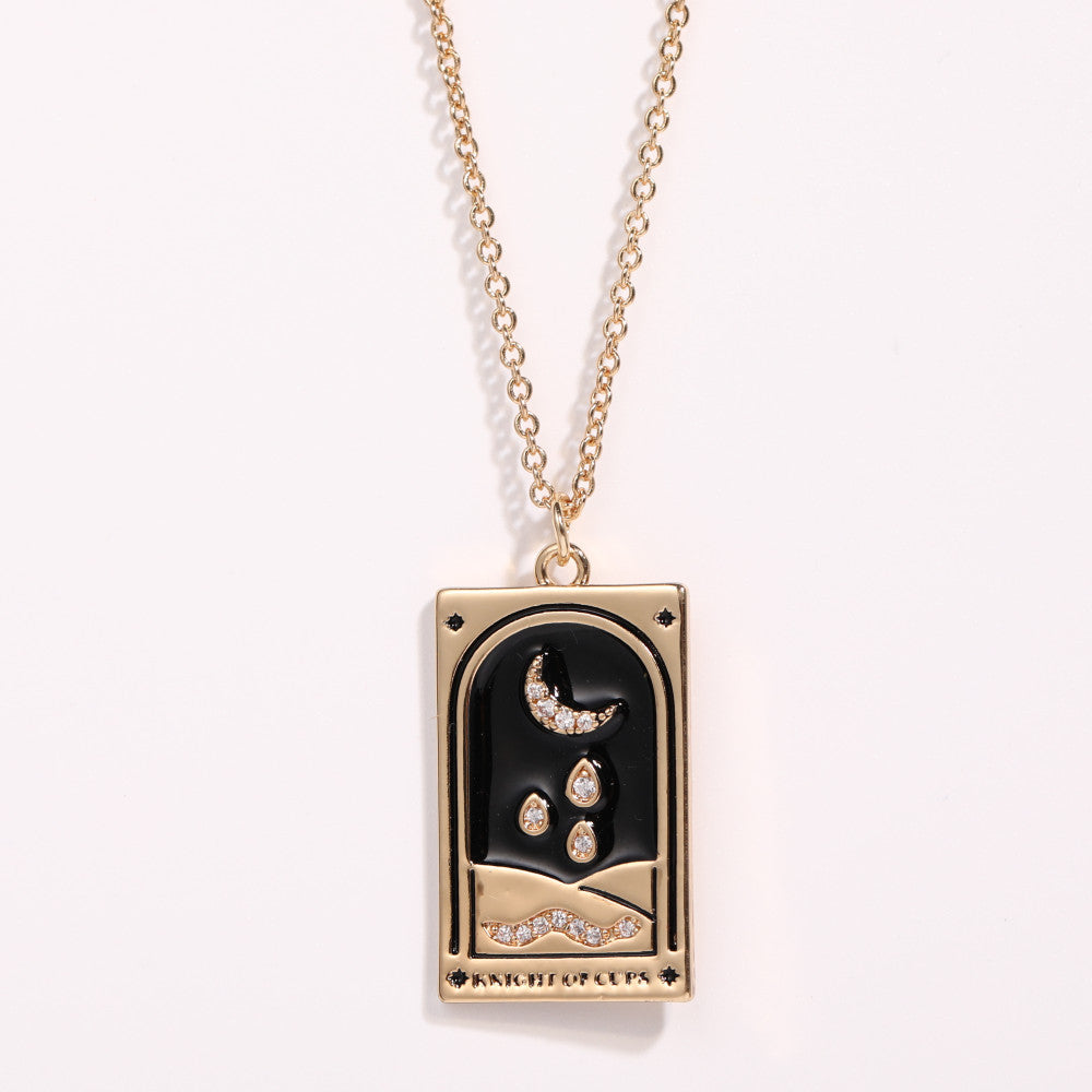 Celestial Tarot Charm Necklace Stella Harte
