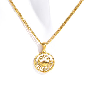 Zodiac Charm Pendant Necklace