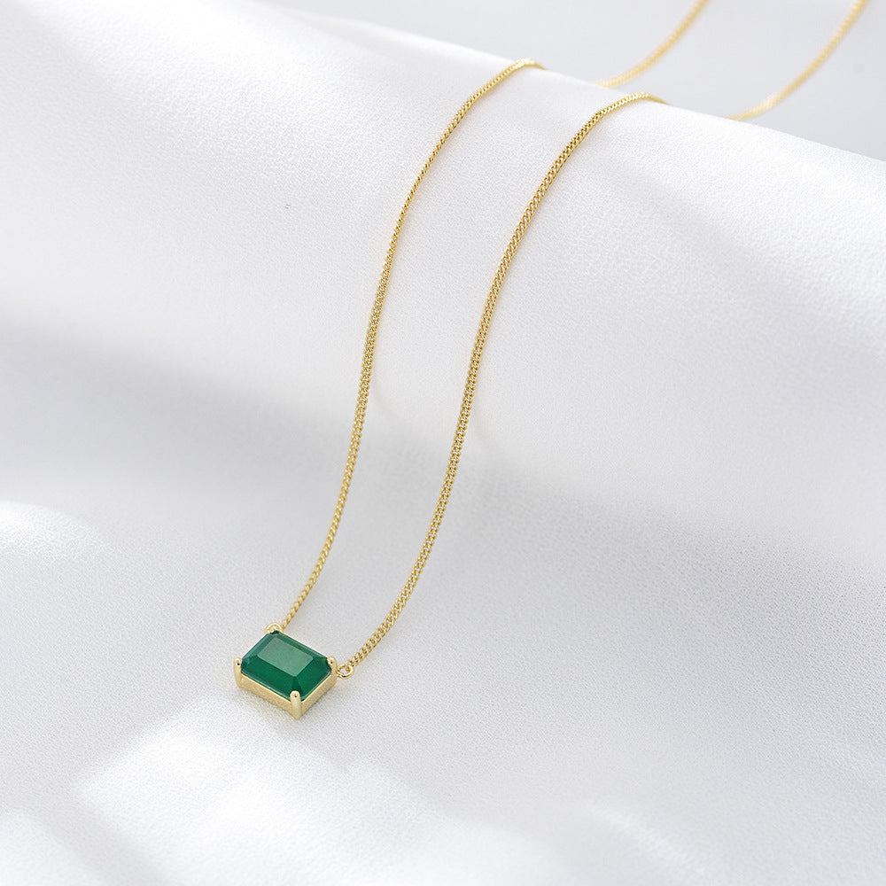 Emerald Jewel Harmony Necklace Stella Harte