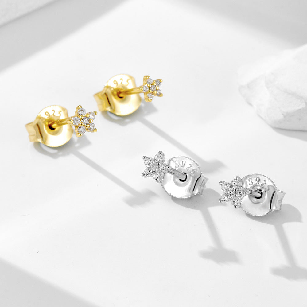 Starlit Blossom Stud Earrings Stella Harte