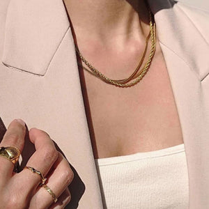 Ethereal Gold Tides Necklace