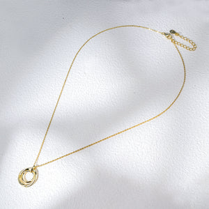 TwinkleTwirl Silver Charm Necklace
